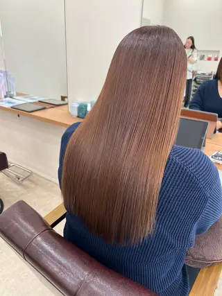 ロング 松本 華林のヘアスタイル