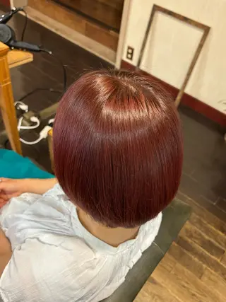 カラー アカリ😸🫶 カラーリスト🧡のヘアスタイル