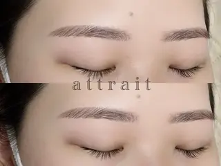 アイブロウ attrait プライベートサロンのマツエク・マツパデザイン