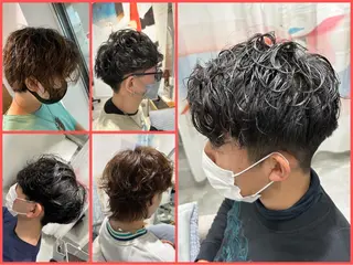 パーマ メンズ 💎メンズパーマ特化 🥇癖毛活かしのプロのヘアスタイル