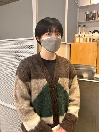 ショート 津葉井 麗奈のヘアスタイル
