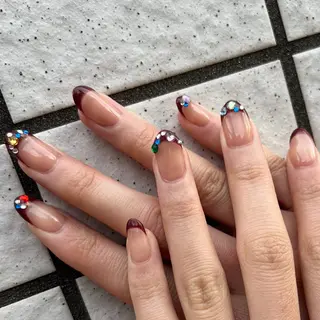 ネイル 金 柚嬉のネイルデザイン