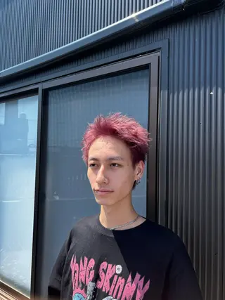 ショート カラー メンズ メンズカット/ メンズパーマ/佐藤のヘアスタイル