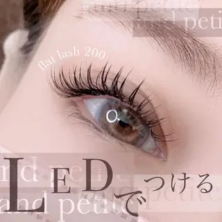 カラー パーマ ヘアアレンジ メンズ キッズ ネイル マツエク・マツパ アイブロウ and petite hanaのマツエク・マツパデザイン