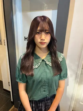 ロング カラー HOMIE TOKYO所属・sora / 渋谷 / ハイトーンのヘアスタイル