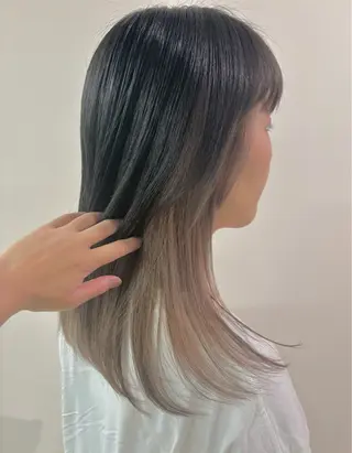 ロング カラー 古川 琴美のヘアスタイル