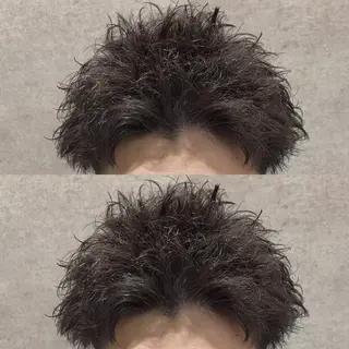 ショート パーマ指名率No1 メンズ特化ケイトのヘアスタイル