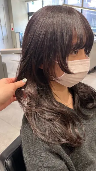 カラー MINX 髙田凜々子 艶髪/ハイトーンのヘアスタイル