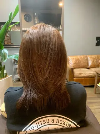 ミディアム Hair  Make  ARTE所属・♣︎Rikitake Yasu ✂︎のヘアスタイル