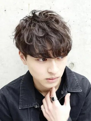 ショート パーマ メンズ fifth  SAKAE所属・SENTA✨メンズ パーマ✨fifth栄のヘアスタイル