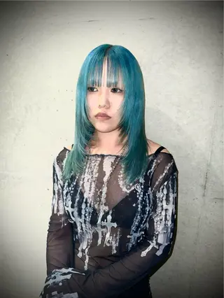 カラー デザインカラー⭐︎★ 🐆hyo🐆のヘアスタイル