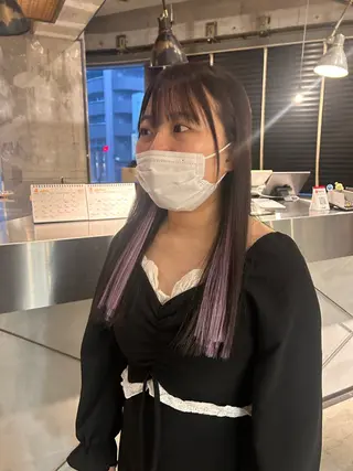 ミディアム カラー keen 立川のヘアスタイル