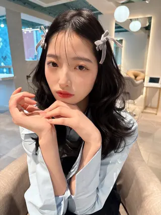 ミディアム レイヤーカット/ 韓国girly🤍楓のヘアスタイル