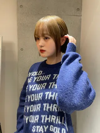 ショート sand池袋所属・似合わせボブカット ISAKIのヘアスタイル