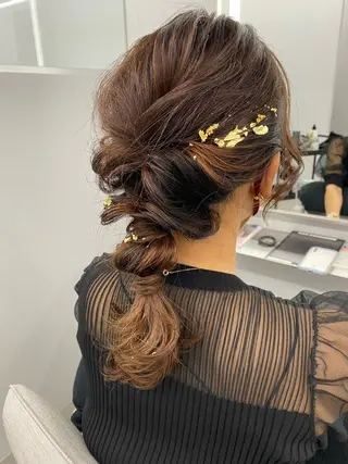 ヘアアレンジ 寒河江 友花のヘアスタイル