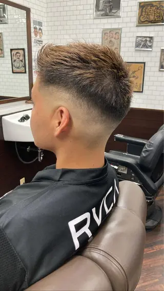 ショート メンズ B.B.Cams西原店所属・無料モデル募集中‼️ 安座間💈のヘアスタイル