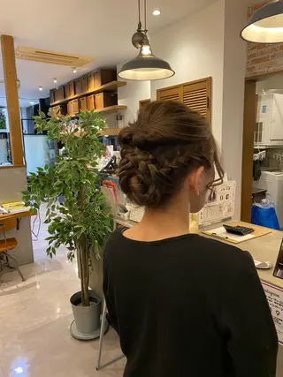 セミロング 希優🌺ソムリエ /ブリーチ/カットのヘアスタイル