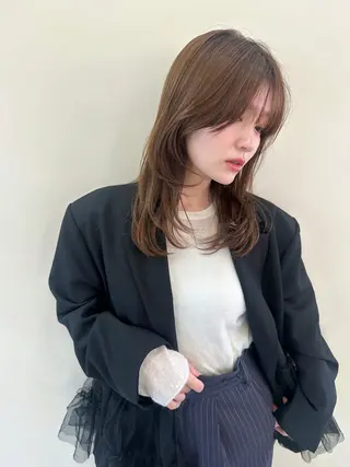 ミディアム 鎌倉 彩のヘアスタイル