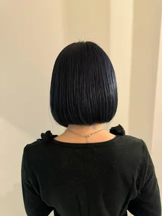 ミディアム カラー 内沼 恵留菜のヘアスタイル