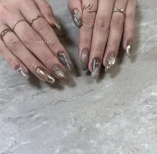 ロング private nailsalon valerie所属・valerie /  miyuのネイルデザイン