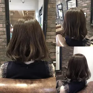 ミディアム カラー パーマ olga所属・松尾謙佑【ハイライト LEDエクステ】のヘアスタイル