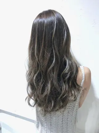 ロング カラー パーマ ヘアアレンジ filo byFeria渋谷所属・縮毛矯正/美髪 髪質改善/石田幸輔のヘアスタイル