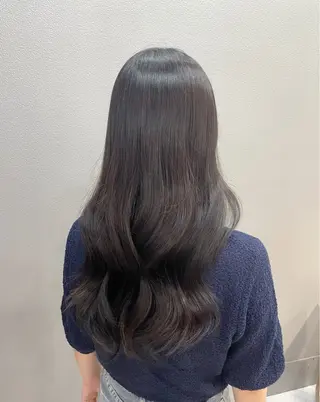 ロング カラー 似合わせカット｡:* nanaka🌦️のヘアスタイル