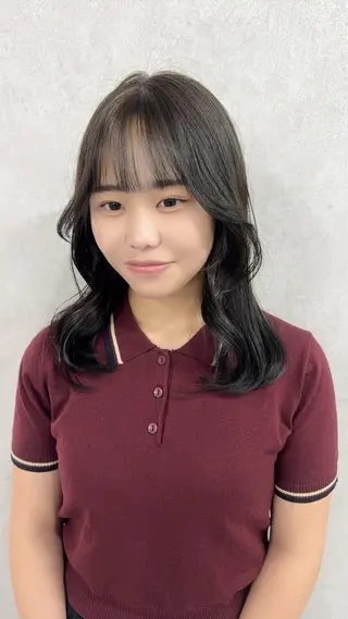 ロング カラー 赤み無し柔らかカラー 【梅田】madokaのヘアスタイル