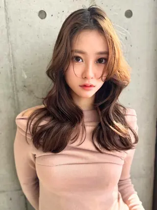 ロング カラー ANGELICA 天理店のヘアスタイル