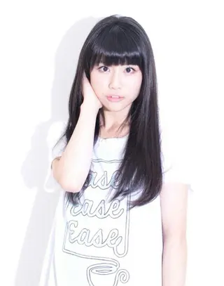 ロング パーマ 須賀 一美のヘアスタイル