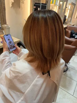 ミディアム 小林 あんなのヘアスタイル