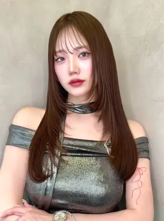 ロング 大宮🤍縮毛矯正 髪質改善🪽なるのヘアスタイル