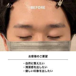 メンズ アイブロウ Felisa ゆうの眉毛・アイブロウイメージ