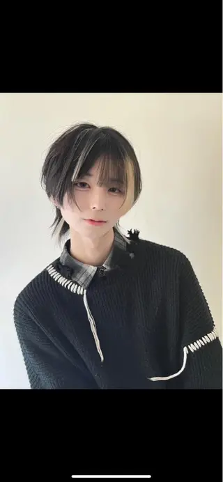 ショート メンズ メンズ特化 センターパート特化のヘアスタイル