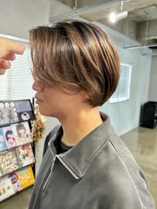 ショート カラー パーマ メンズ メンズ/ダブルカラー /パーマ/来栖慧💈のヘアスタイル