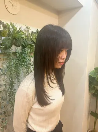 ロング ⚪️髪質改善 縮毛 店長 コウ⚪️のヘアスタイル