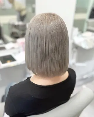 カラー YUZUKI艶カラー /似合わせ小顔カットのヘアスタイル