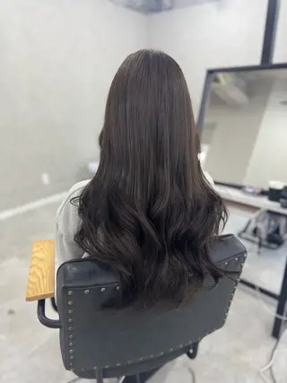 ロング カラー 赤み無し柔らかカラー 【梅田】madokaのヘアスタイル