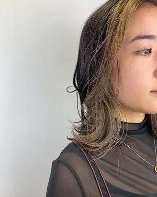 ミディアム カラー SALOWIN神戸三宮店所属・【美髪を叶える】中谷 彰宏（アキ)のヘアスタイル
