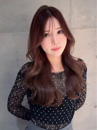 ロング カラー ヘアアレンジ 《髪質改善✖️オリー ブ🧸》小嶋拓也のヘアスタイル