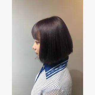 ショート カラー ヘアアレンジ a'threem【アズリーム】所属・湯浅 直樹のヘアスタイル