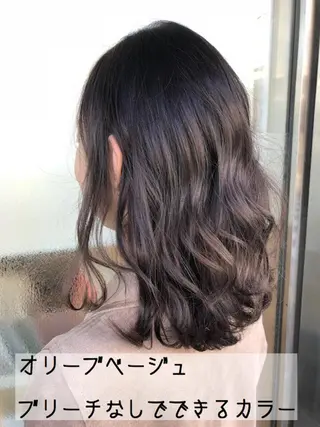 ミディアム カラー ヘアアレンジ メンズパーマ特化/ KAORU/店長のヘアスタイル