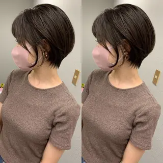 ショート 💗レイヤーショート ボブ艶髪/竜也💗のヘアスタイル