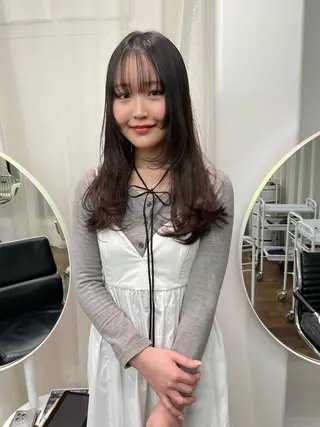 ロング カラー レイヤーカット🎀 kanaのヘアスタイル