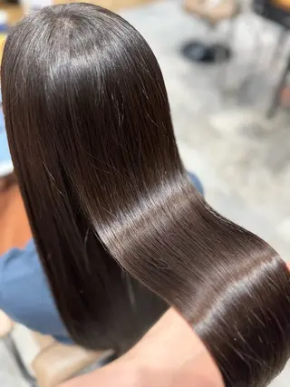 ロング カラー 新宿透明感カラー 髪質改善/吉川怜奈のヘアスタイル