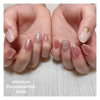 ミディアム ネイル 👑enen style👑のネイルデザイン
