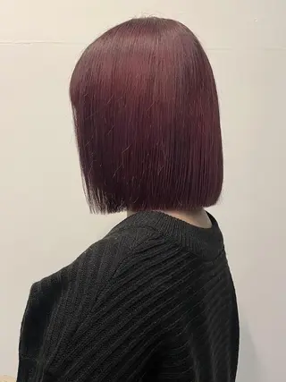 ショート momoca/松本/ 暖色カラー/ボブのヘアスタイル