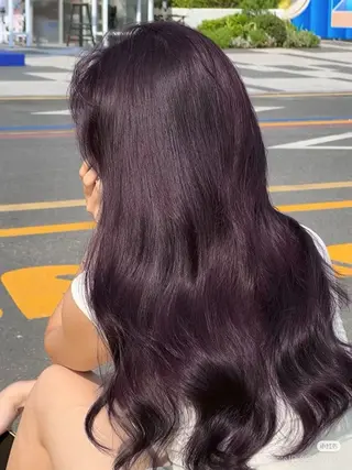 カラー 💜常盤 ユキヨ💜のヘアスタイル