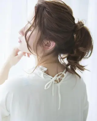 セミロング カラー ヘアアレンジ 近藤千翔🩵 髪質改善Periodのエステ・リラクイメージ