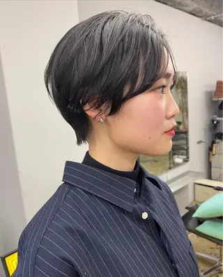 ショート LAME所属・RU NAのヘアスタイル